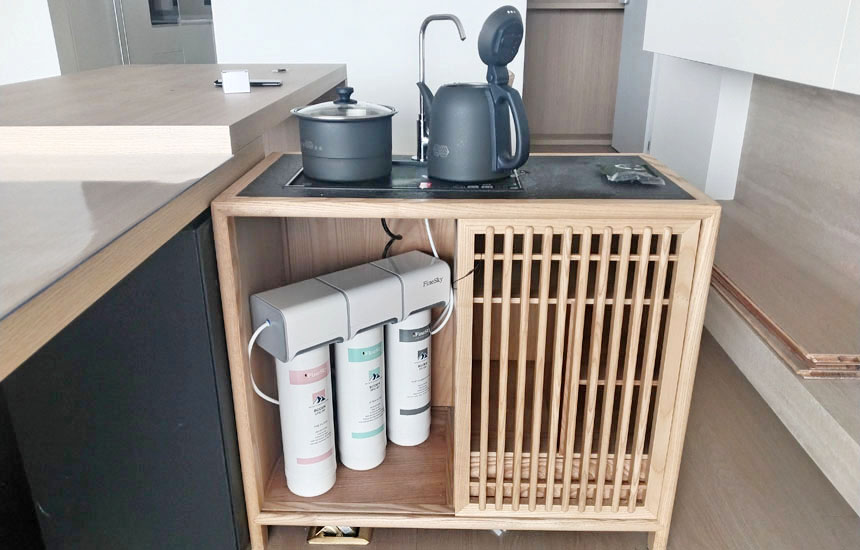 深圳南海玫瑰园客户安装超滤净水器+中央净水器案例