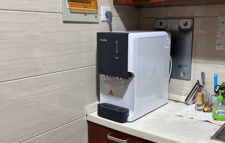 上海农商银行安装冰热直饮水机案例