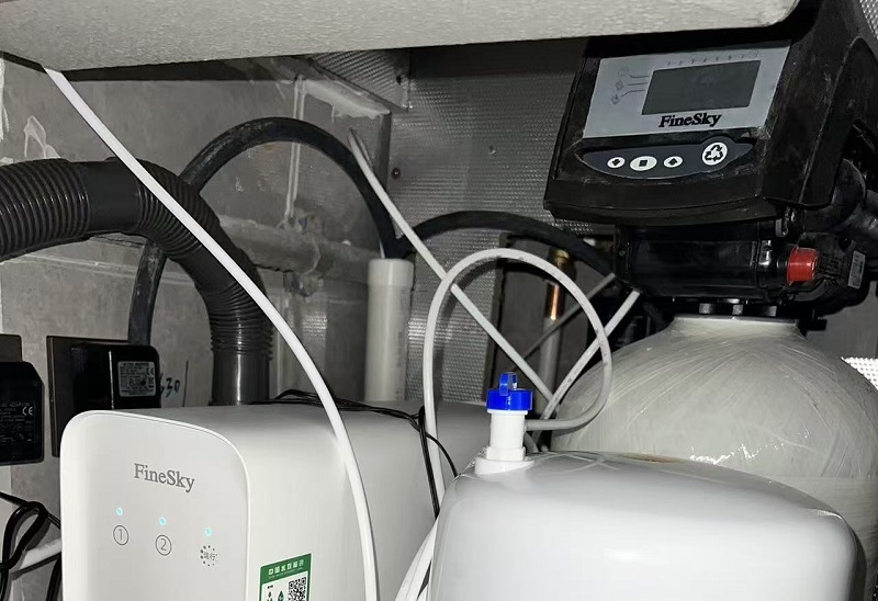 香港客户安装中央净水器与厨下净水器案例分享